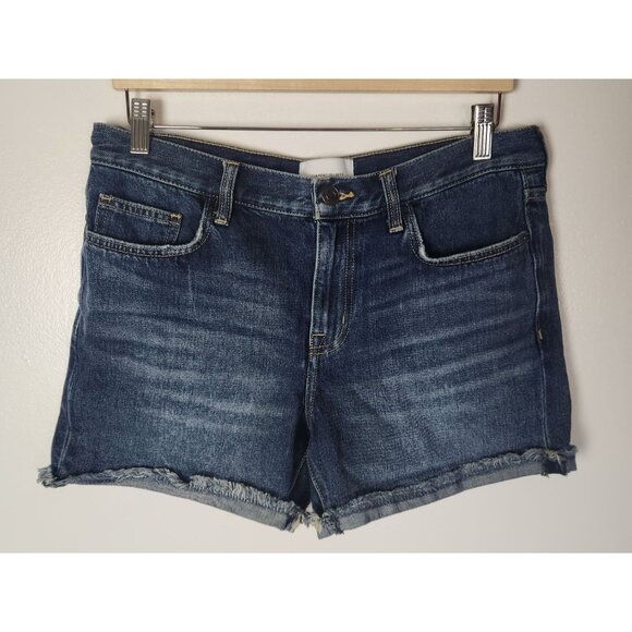 Current Elliott Women's Sz. 28 Denim Raw Hem Jean Shorts - Picture 1 of 6